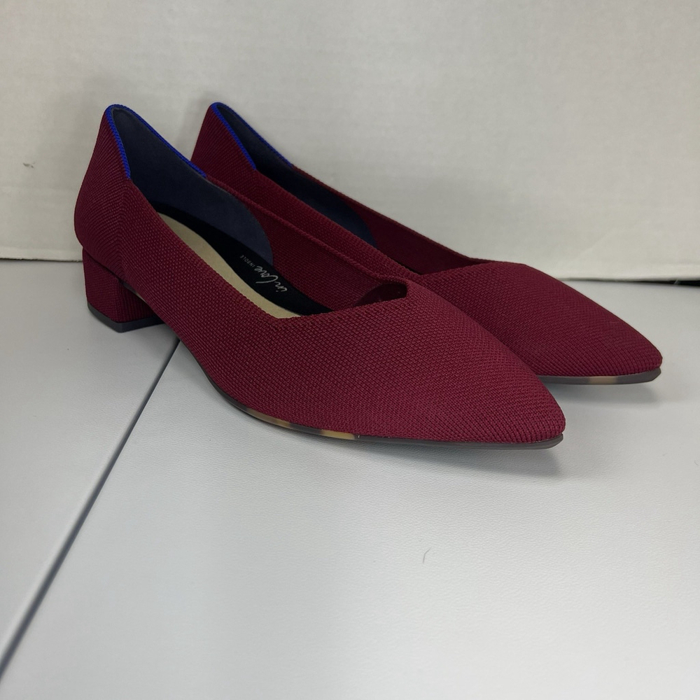 Rothy’s Women’s The High Point In Love Insole Autumn Red Shoes 11 Preppy